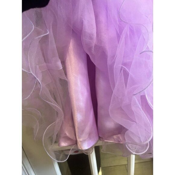 Fairy Dress Womens Small Purple Corset Sexy Sheer Tulle Princess WhimsiGoth - Picture 6 of 9